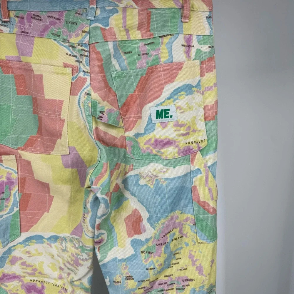 Melody Esani map of the world cargo pants size small - Picture 10 of 11